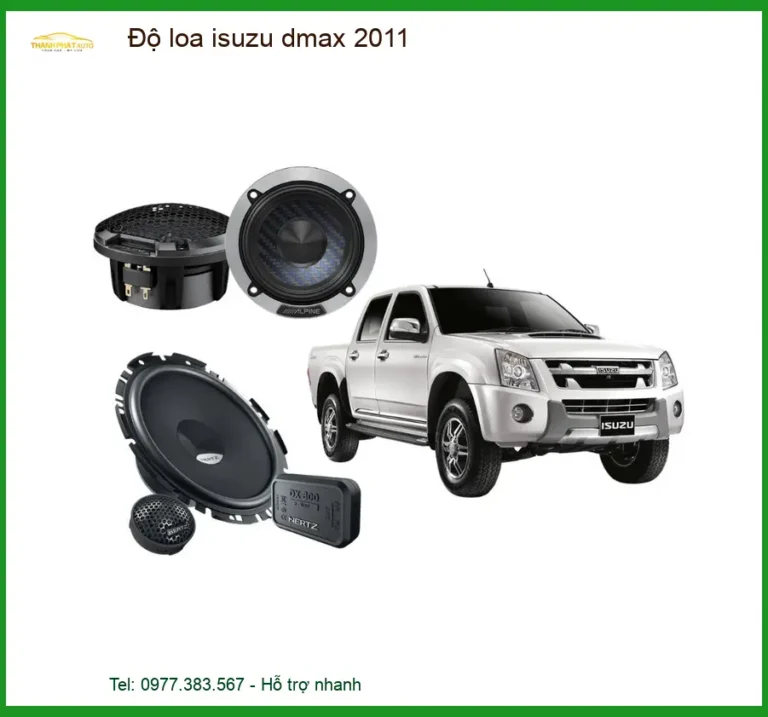 Độ Loa Ô Tô Isuzu Dmax 2011 - Trung Tâm Lắp Đặt Chính Hãng Giá Tốt TPHCM