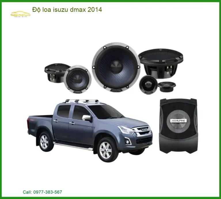 Độ Loa Nghe Nhạc Isuzu Dmax 2014 - Địa Chỉ Lắp Đặt Chính Hãng TPHCM