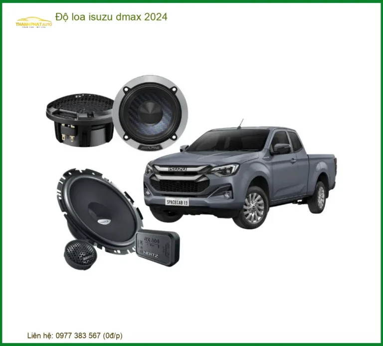 Độ Loa Ô Tô Isuzu Dmax 2024 - Trung Tâm Nâng Cấp Uy Tín TPHCM