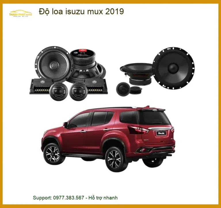 Nâng Cấp Hệ Thống Âm Thanh Loa Isuzu Mu-X 2019 - Địa Chỉ Độ Uy Tín TPHCM