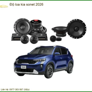 Độ Loa Sub, Loa Cánh Kia Sonet 2026 - Trung Tâm Nâng Cấp Âm Thanh Chính Hãng TPHCM