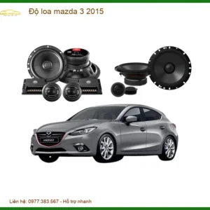 Độ Loa Sub Ô Tô Cho Mazda 3 2015 - Địa Chỉ Lắp Đặt Loa Chính Hãng TPHCM
