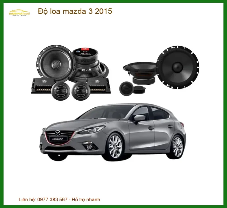 Độ Loa Sub Ô Tô Cho Mazda 3 2015 - Địa Chỉ Lắp Đặt Loa Chính Hãng TPHCM