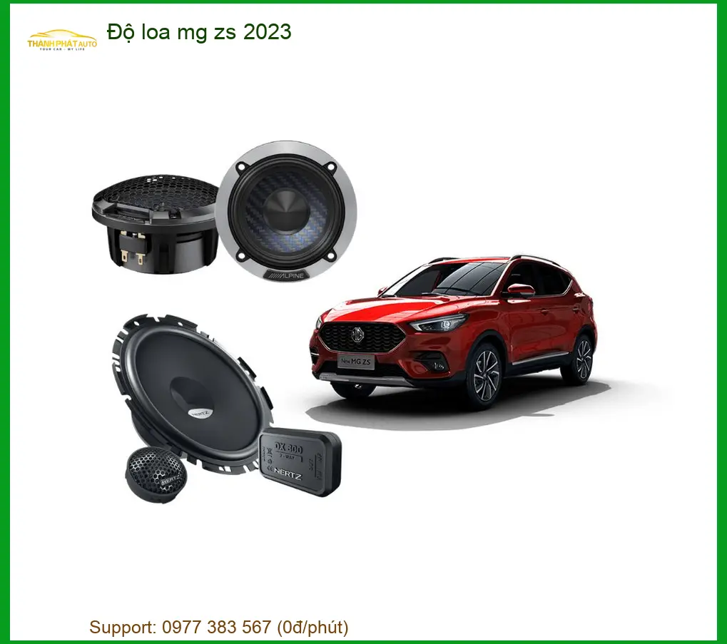 Nâng Cấp Âm Thanh Độ Loa MG ZS 2023 - Trung Tâm Lắp Đặt Chính Hãng TPHCM