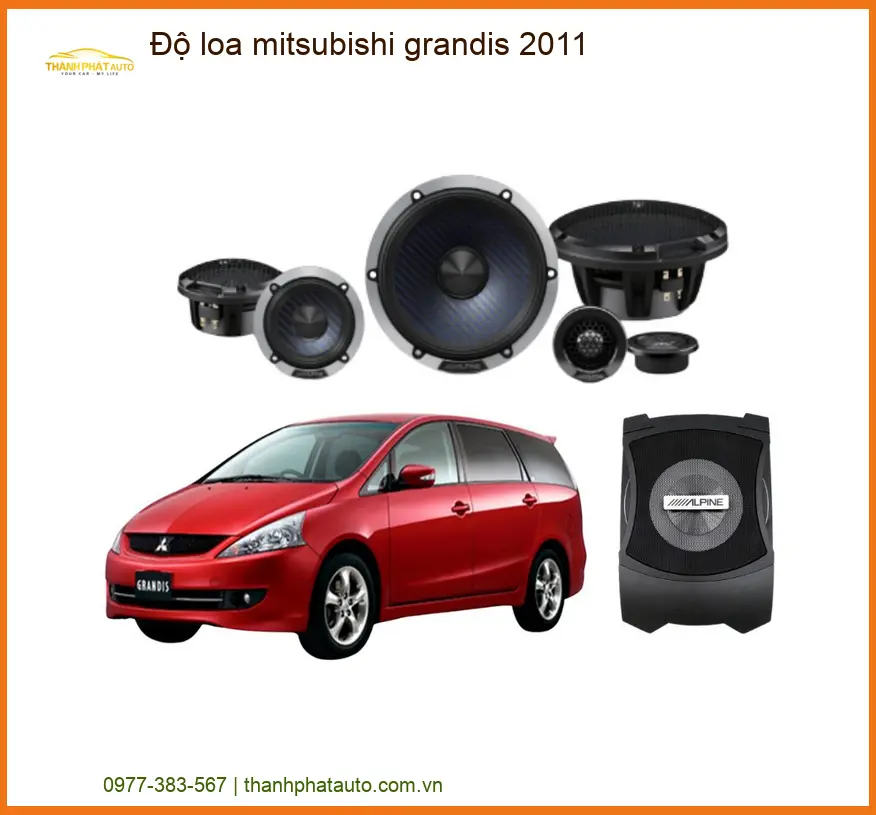 Độ Loa Mitsubishi Grandis 2011 - Trung Tâm Độ Loa Xe Hơi Uy Tín TPHCM