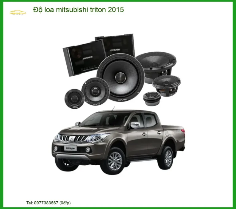 Độ Loa Mitsubishi Triton 2015 - Địa Chỉ Chuyên Nâng Cấp Loa Chính Hãng TPHCM