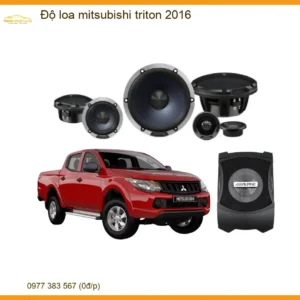 Độ Loa Nâng Cấp Âm Thanh Mitsubishi Triton 2016 - Địa Chỉ Lắp Đặt Uy Tín TPHCM