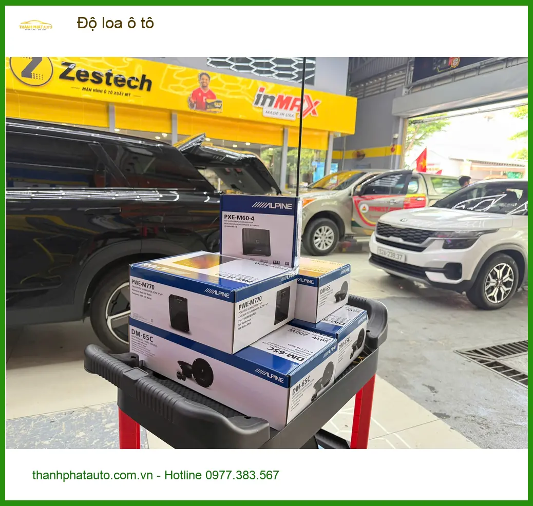 Anh Khang độ loa ô tô cho Hyundai SantaFe tại Nhà Bè vì âm thanh chưa sống động ảnh thực tế 5