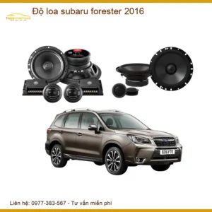 Độ loa Subaru Forester 2016 - Trung Tâm Nâng Cấp Loa Chính Hãng TPHCM