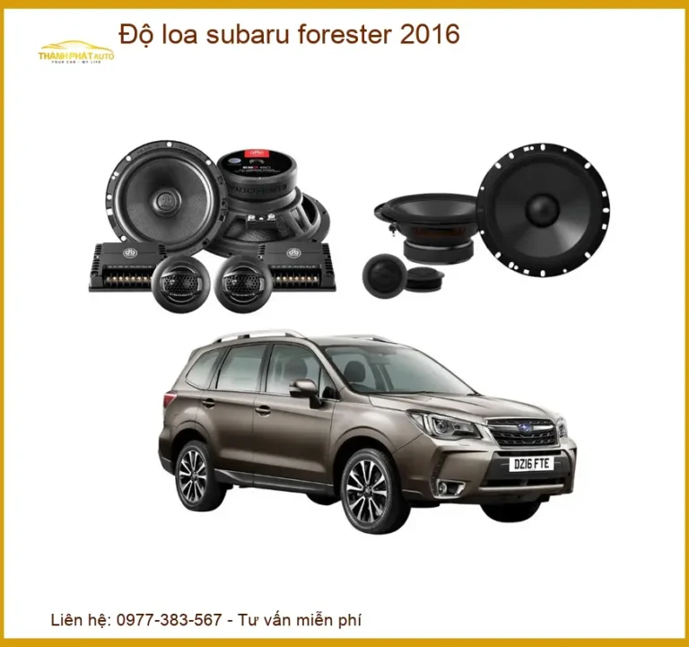 Độ loa Subaru Forester 2016 - Trung Tâm Nâng Cấp Loa Chính Hãng TPHCM