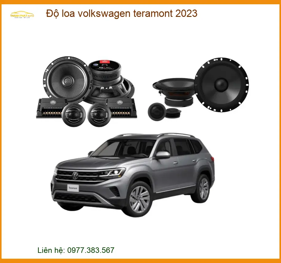 Độ Loa Volkswagen Teramont 2023 - Địa Chỉ Lắp Đặt Loa Cao Cấp TPHCM