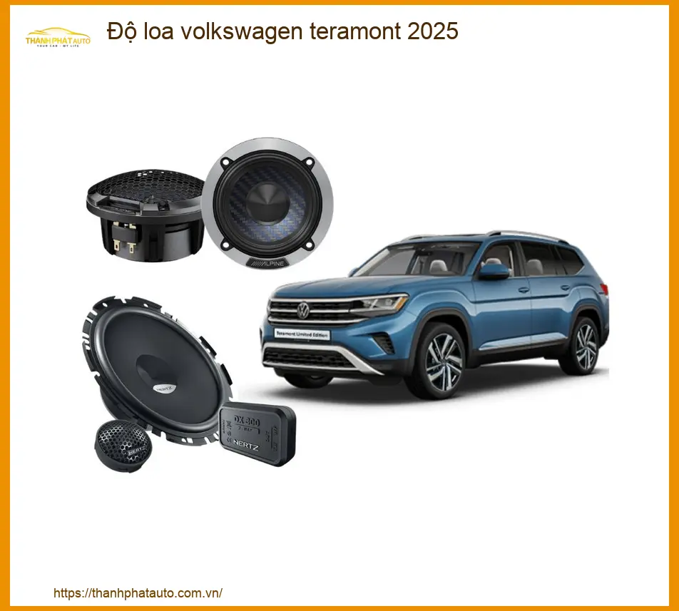 Độ Loa Volkswagen Teramont 2025 - Trung Tâm Lắp Đặt Loa Xe Hơi Uy Tín TPHCM