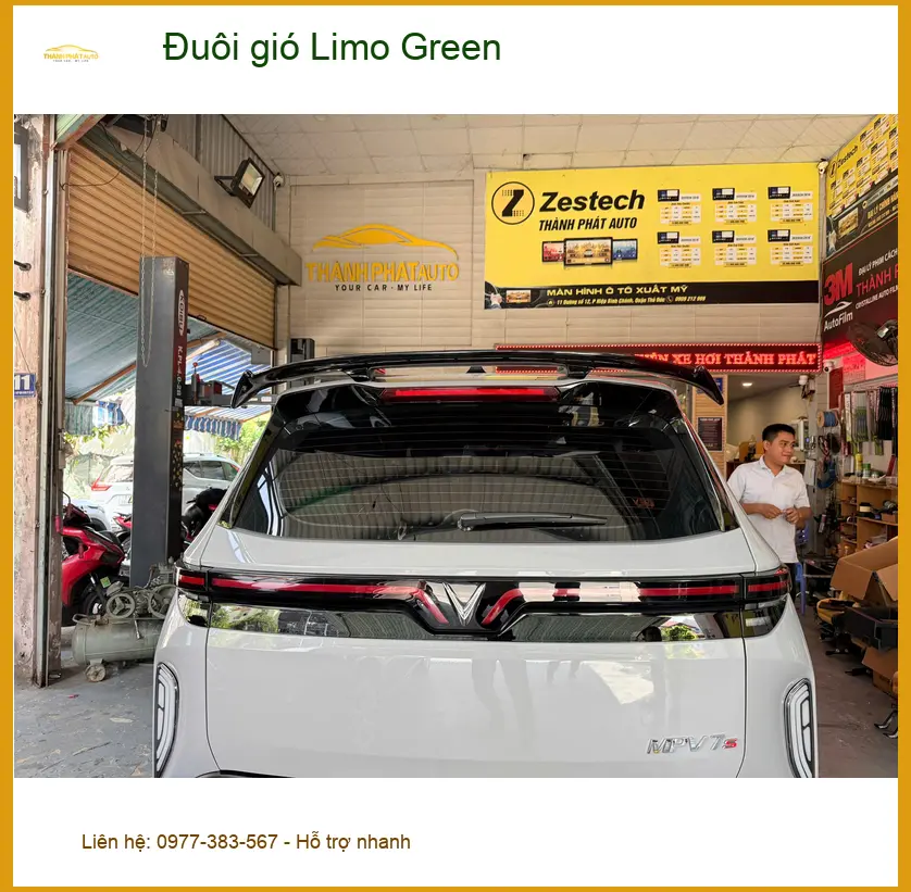 Anh Minh lắp Đuôi gió Limo Green cho Honda CRV tại Nhà Bè để xe trông thể thao hơn ảnh thực tế 2