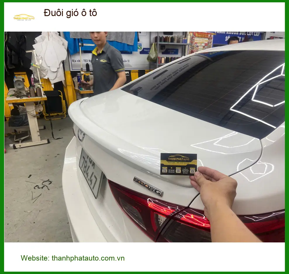 Anh Khang lắp đuôi gió ô tô cho Mitsubishi Xpander tại Quận 12 để tăng tính thể thao ảnh thực tế 2