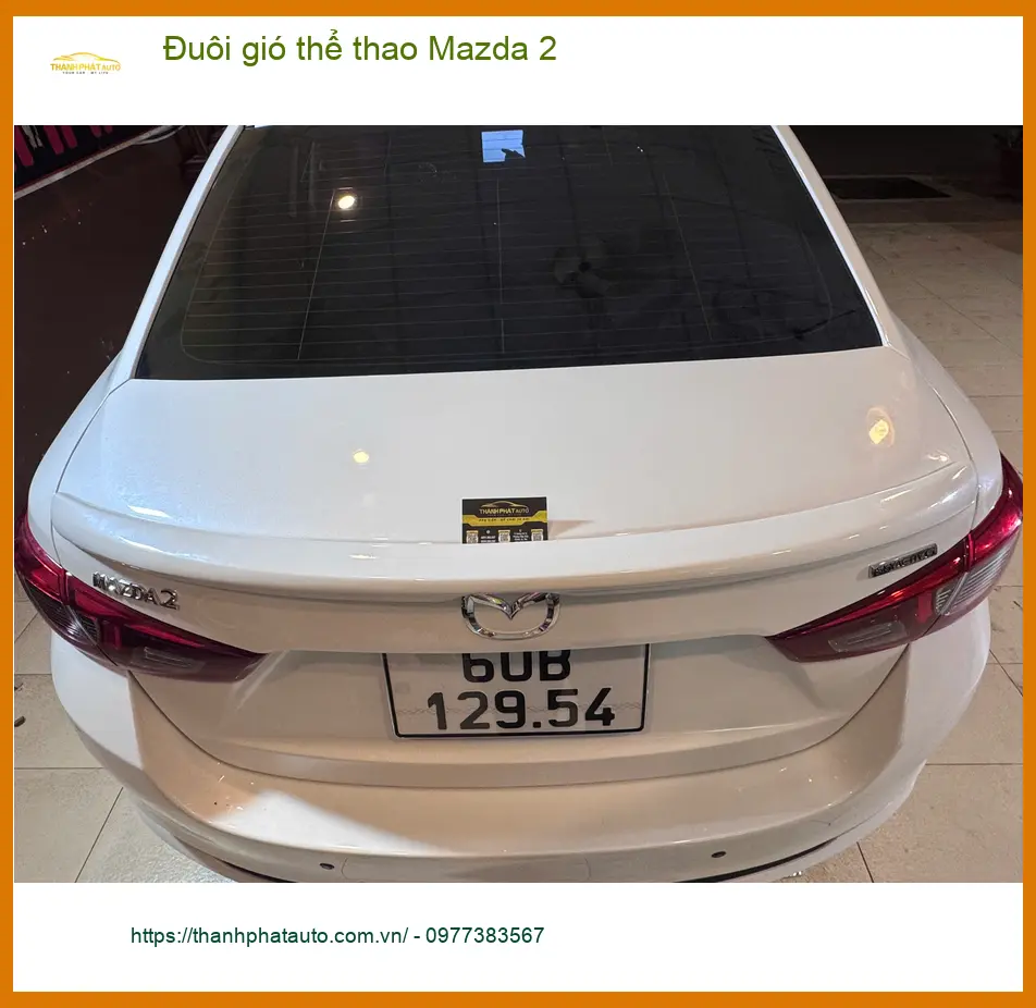 Anh Khang lắp đuôi gió thể thao Mazda 2 Quận 2 để tăng vẻ cá tính và mạnh mẽ ảnh thực tế 2