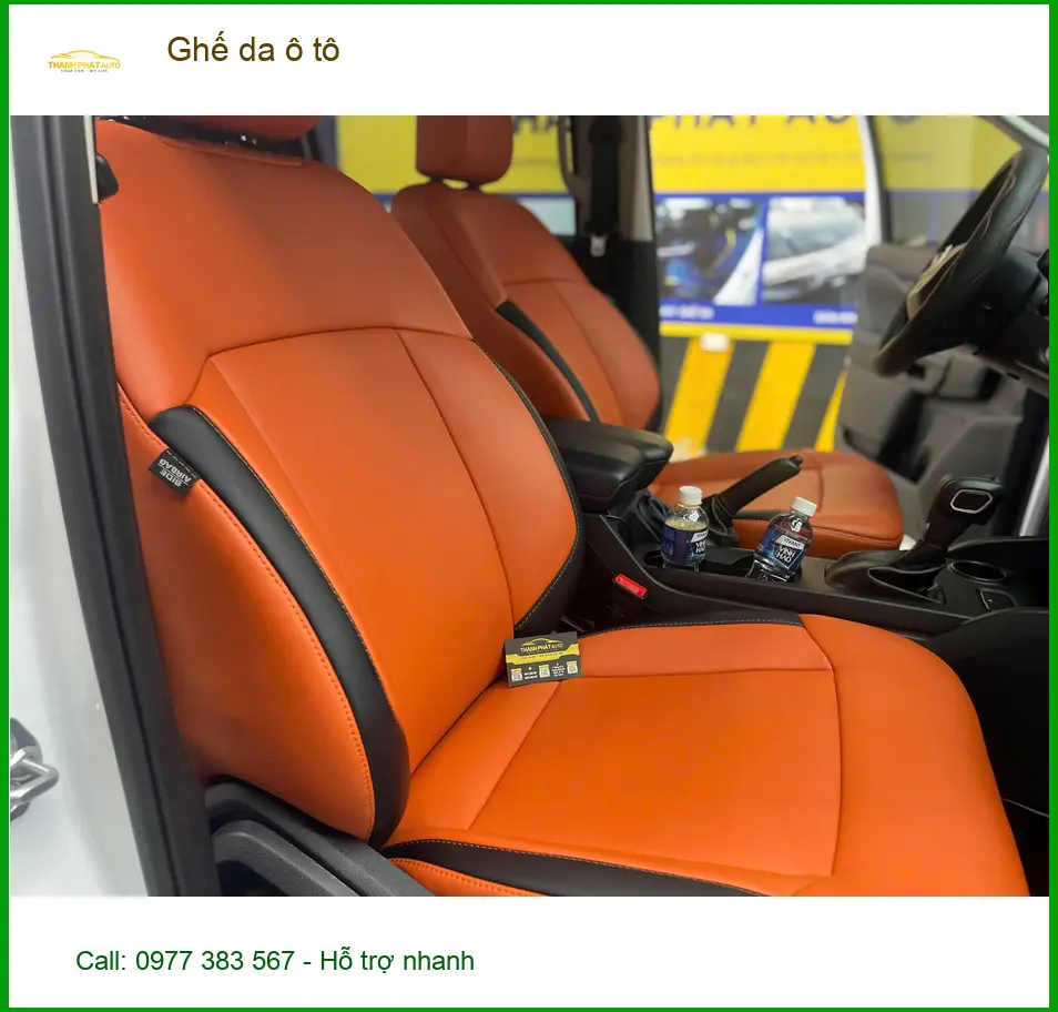 Anh Vĩnh bọc ghế da ô tô Hyundai Accent tại Quận 12 để xe sang hơn