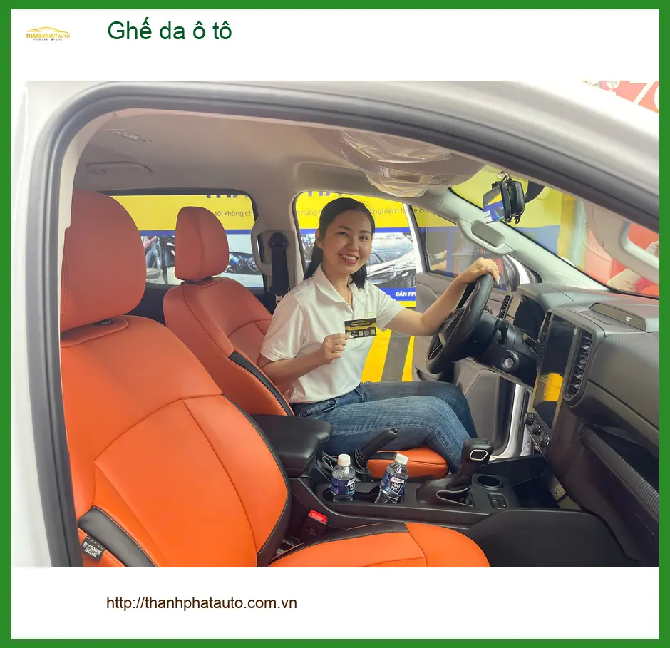 Anh Khải bọc Ghế da ô tô Hyundai Accent tại Quận Tân Bình để nâng cấp nội thất ảnh thực tế 3