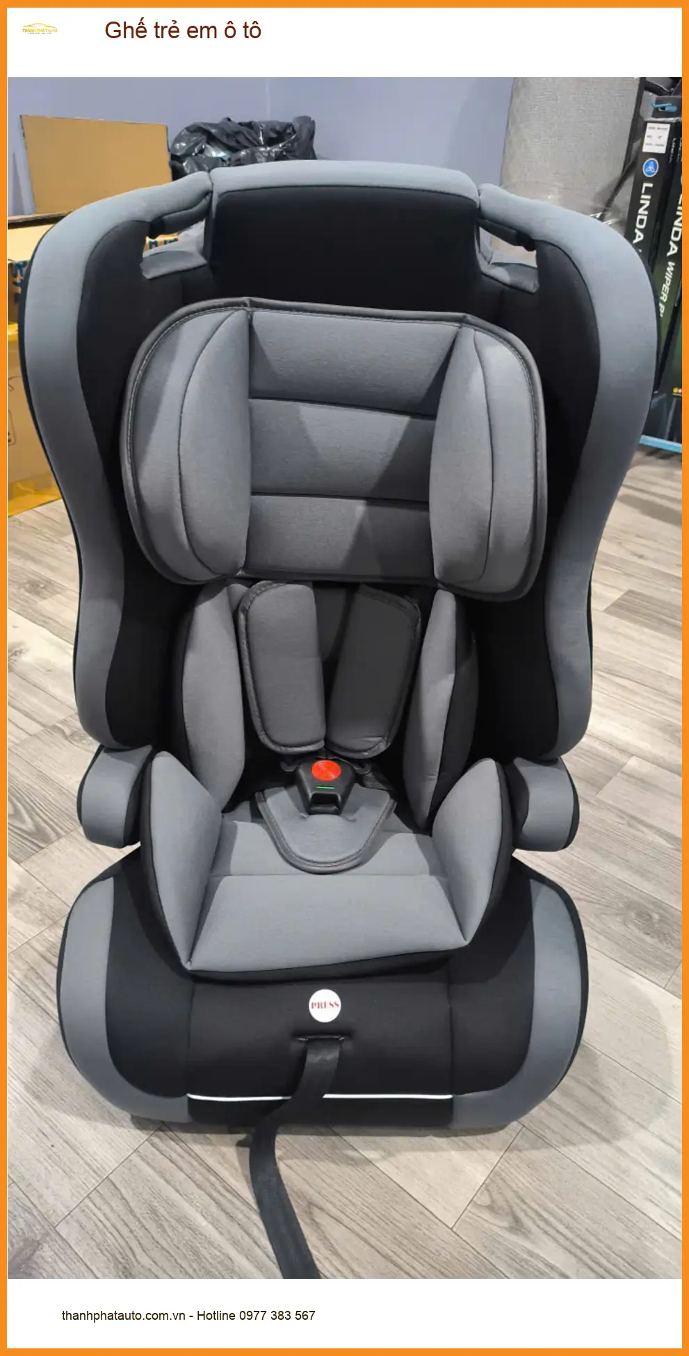 Chị Thảo lắp ghế trẻ em ô tô Hyundai Accent tại Quận 5 đảm bảo an toàn con nhỏ ảnh thực tế 4