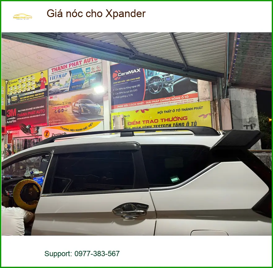 Anh Tấn lắp Giá nóc cho Xpander tại Quận Tân Bình chuẩn bị về quê ảnh thực tế 3