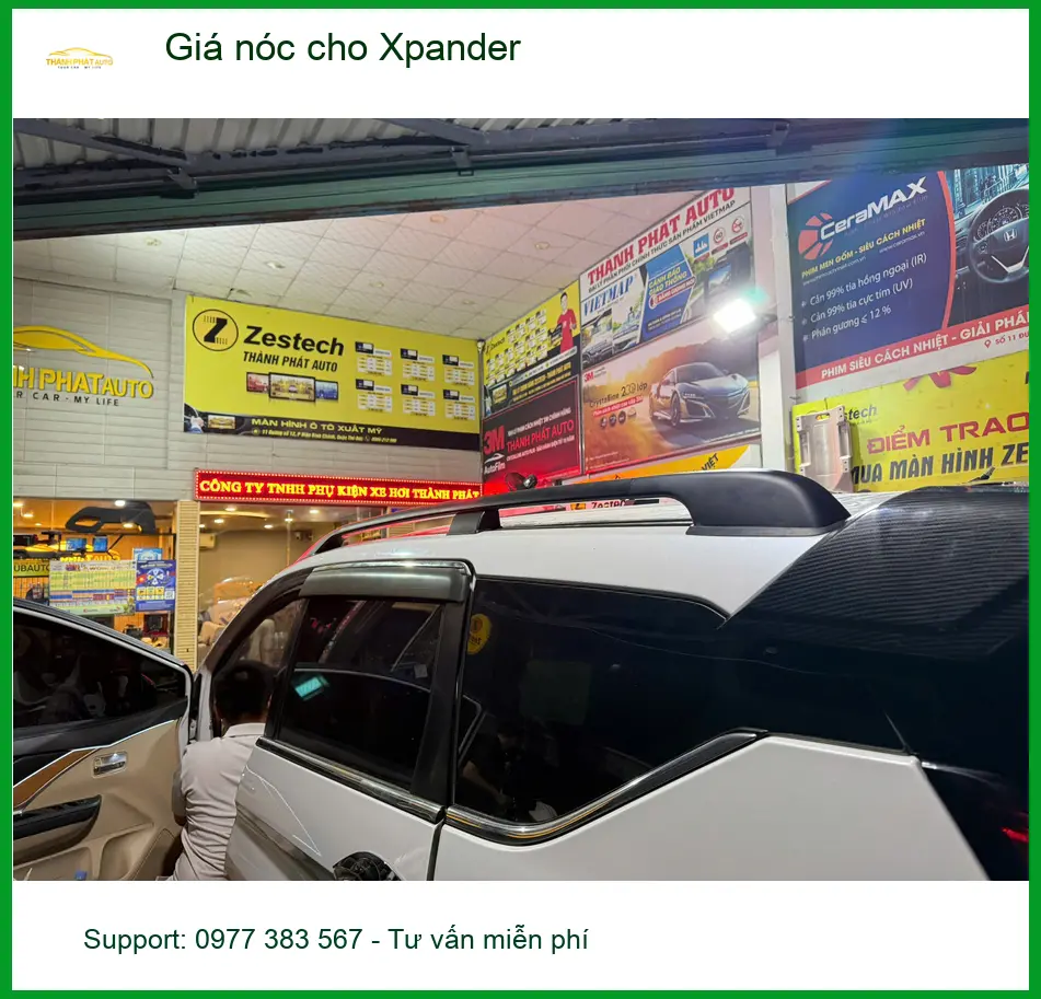 Anh Tấn lắp Giá nóc cho Xpander tại Quận Tân Bình chuẩn bị về quê ảnh thực tế 4
