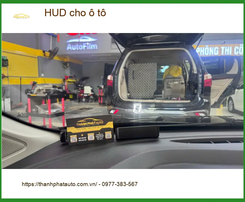 Anh Tùng lắp HUD cho ô tô Honda HR-V tại Bình Chánh để lái xe an toàn hơn ảnh thực tế 5