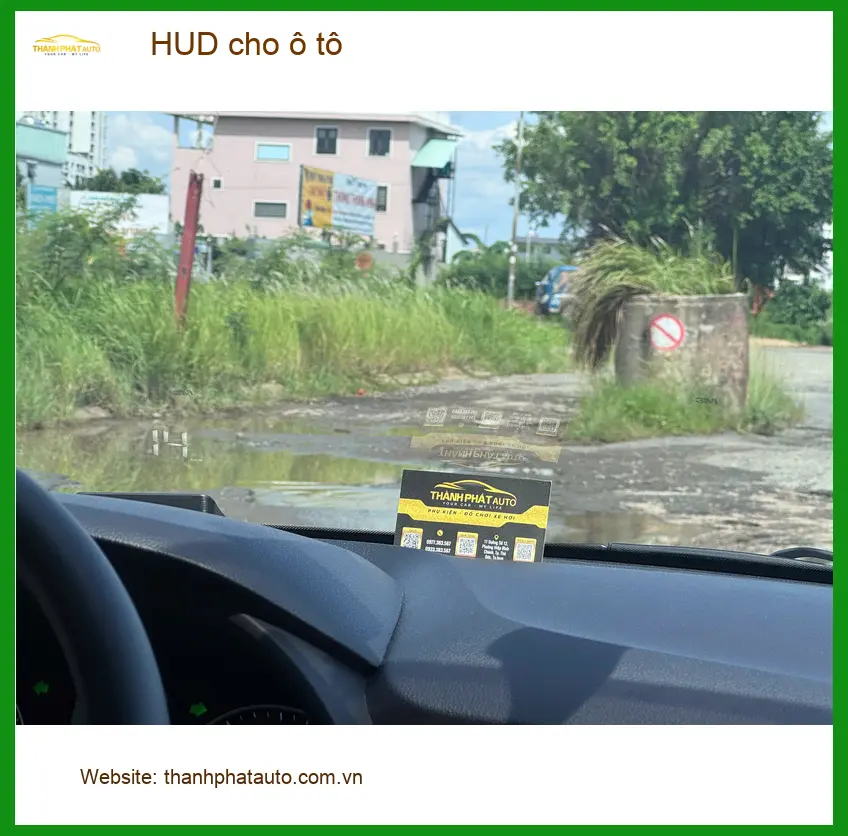 Anh Dũng lắp HUD cho ô tô Hyundai Santa Fe tại Củ Chi để dễ quan sát tốc độ ảnh thực tế 5