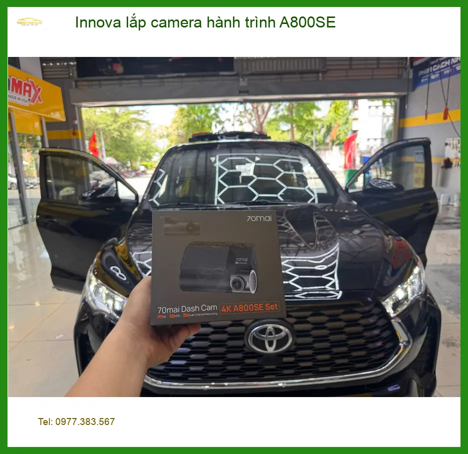 Anh Huy Innova lắp camera hành trình A800SE Quận Bình Thạnh an tâm hơn ảnh thực tế 2