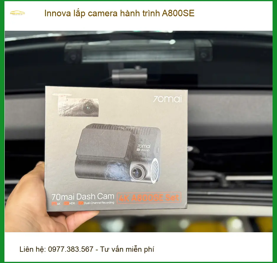 Anh Huy Innova lắp camera hành trình A800SE Quận Bình Thạnh an tâm hơn ảnh thực tế 3