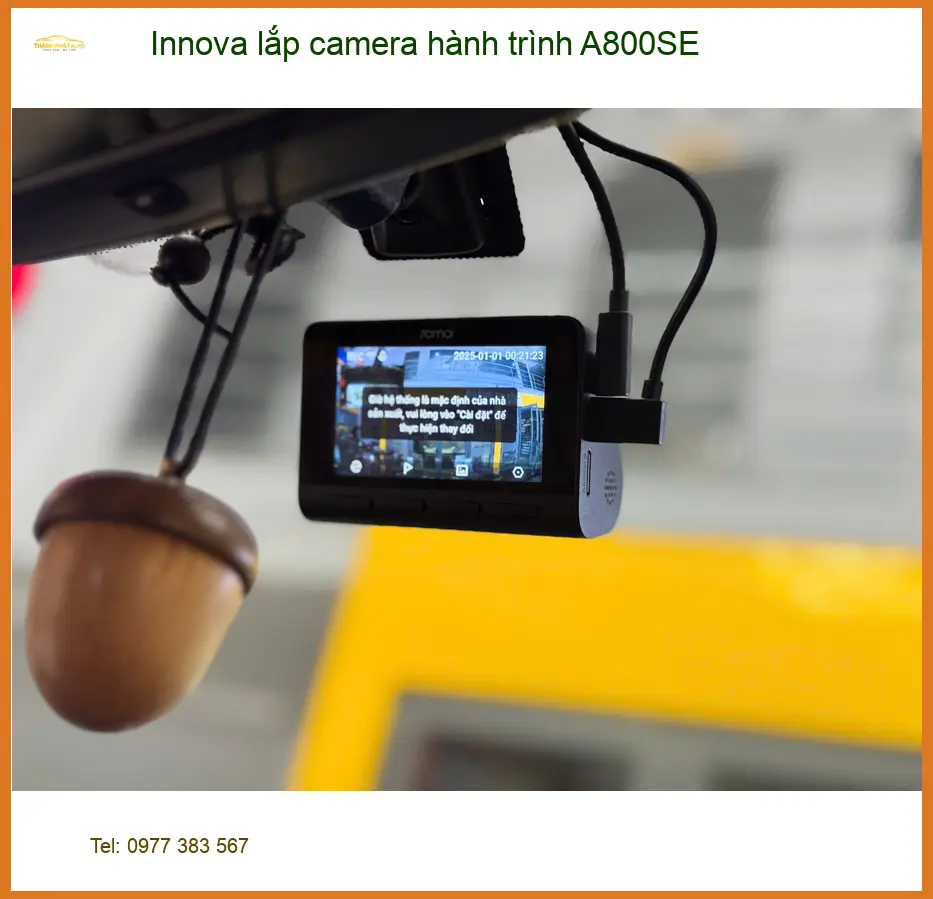 Anh Huy Innova lắp camera hành trình A800SE Quận Bình Thạnh an tâm hơn ảnh thực tế 4