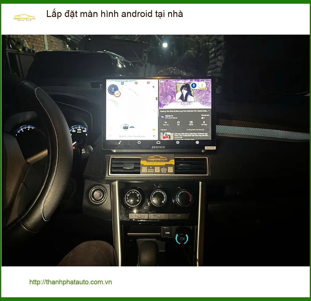 Anh Quang nâng cấp màn hình Android cho Honda CR-V tại nhà Quận 12
