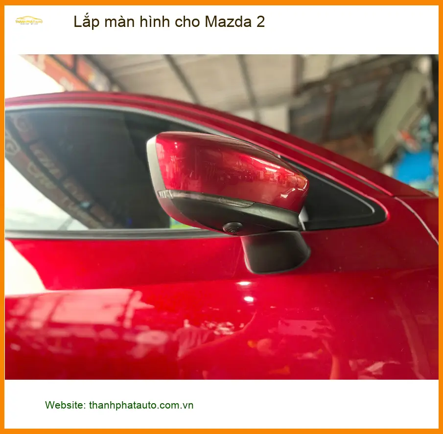 Anh Tấn lắp màn hình Android cho Mazda 2 tại Quận 8 vì màn zin quá mờ ảnh thực tế 3