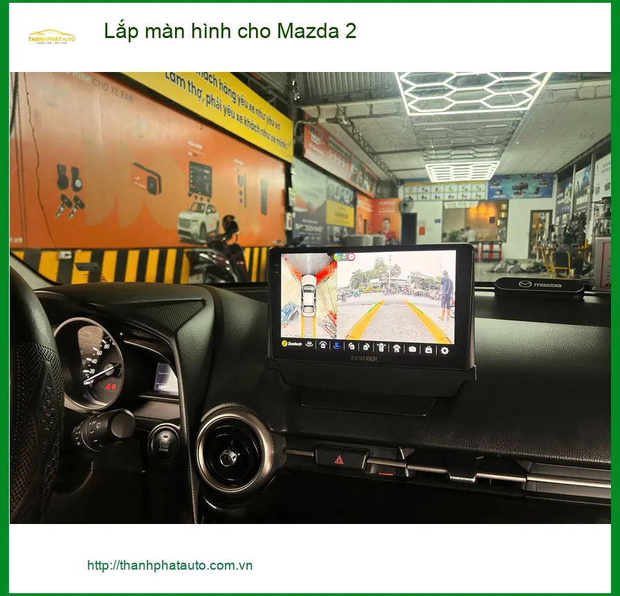 Chị Thảo lắp màn hình Android cho Mazda 2 tại Quận Phú Nhuận để nâng tầm trải nghiệm lái ảnh thực tế 2