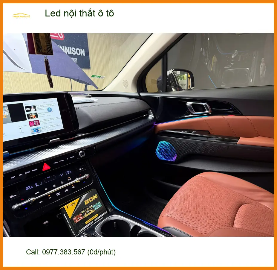 Anh Tú lắp Led nội thất ô tô cho Hyundai Accent tại Quận 5 để tăng tính thẩm mỹ cho xe ảnh thực tế 3