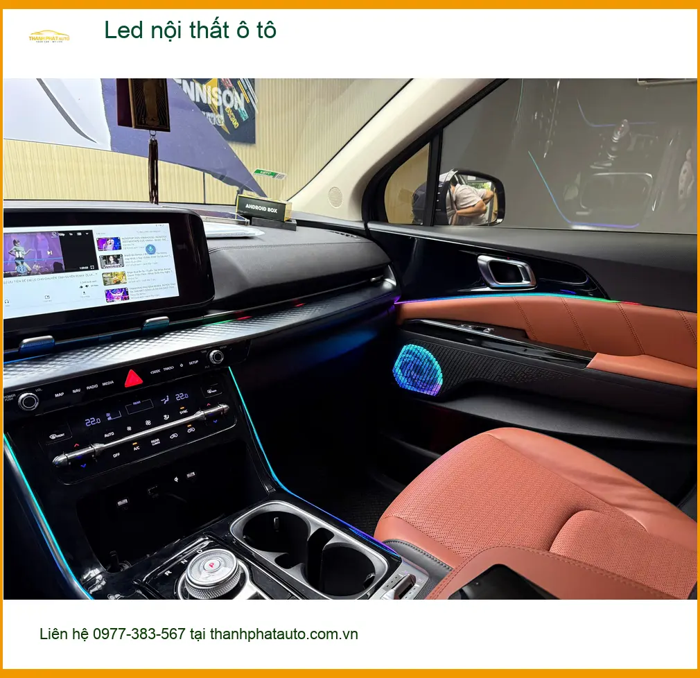 Anh Tú lắp Led nội thất ô tô cho Hyundai Accent tại Quận 5 để tăng tính thẩm mỹ cho xe ảnh thực tế 5