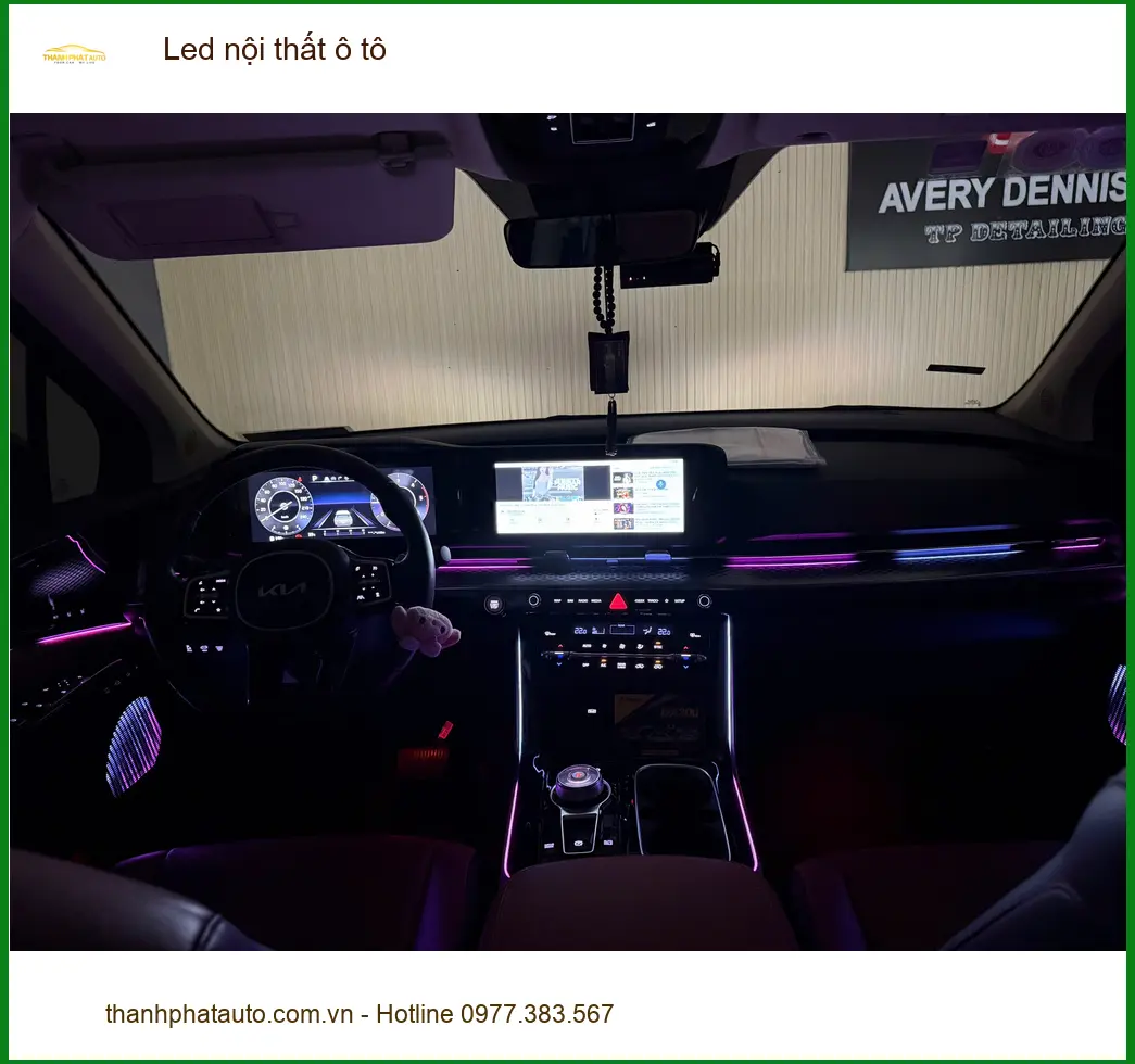 Anh Minh lắp Led nội thất ô tô cho Kia K3 tại Quận 2 để tăng tính thẩm mỹ. ảnh thực tế 4