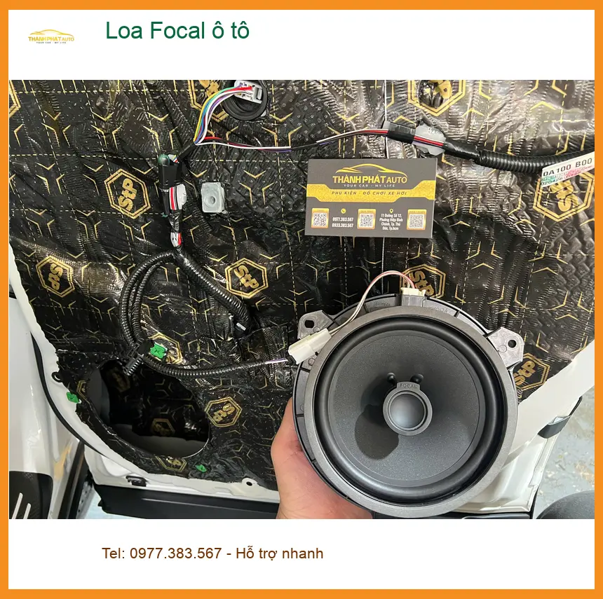 Anh Bảo lắp Loa Focal ô tô cho Hyundai Creta tại Quận 2 để nghe nhạc hay hơn