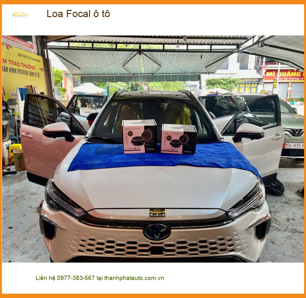 Anh Khang lắp Loa Focal ô tô cho Hyundai Accent tại Bình Thạnh