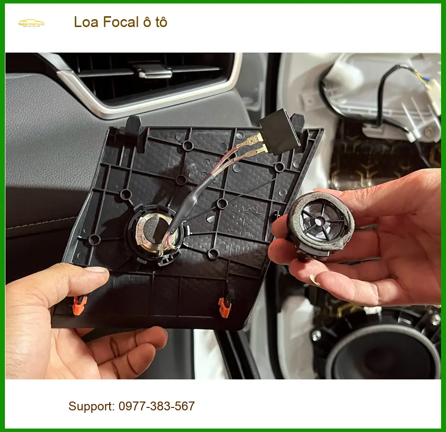 Anh Khang lắp Loa Focal ô tô cho Hyundai Accent tại Bình Thạnh ảnh thực tế 2