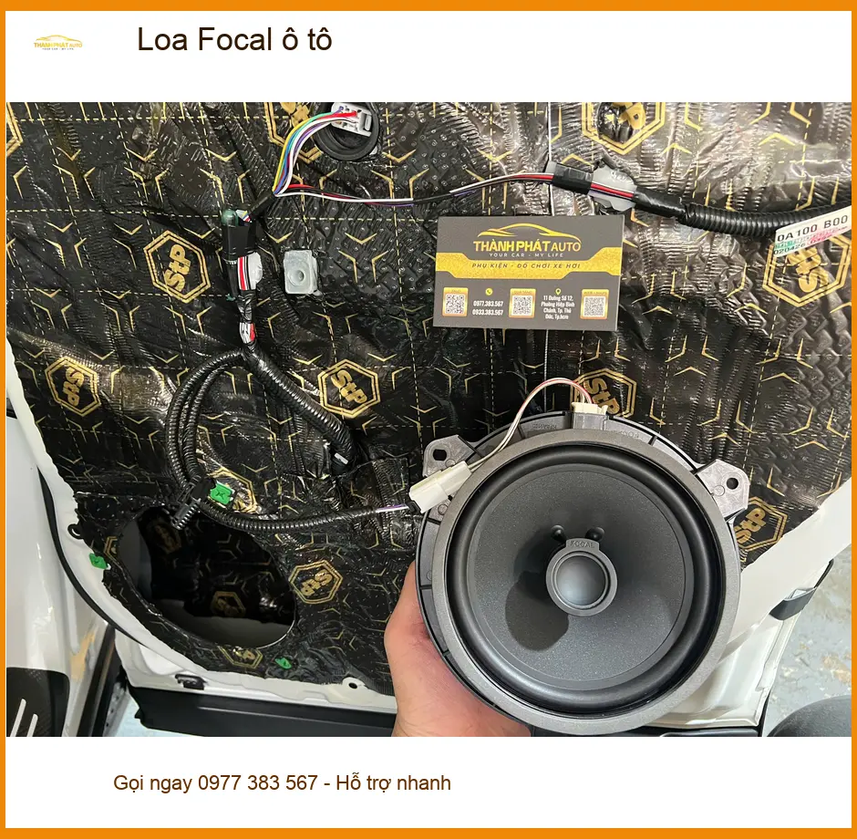 Anh Khang lắp Loa Focal ô tô cho Hyundai Accent tại Bình Thạnh ảnh thực tế 3