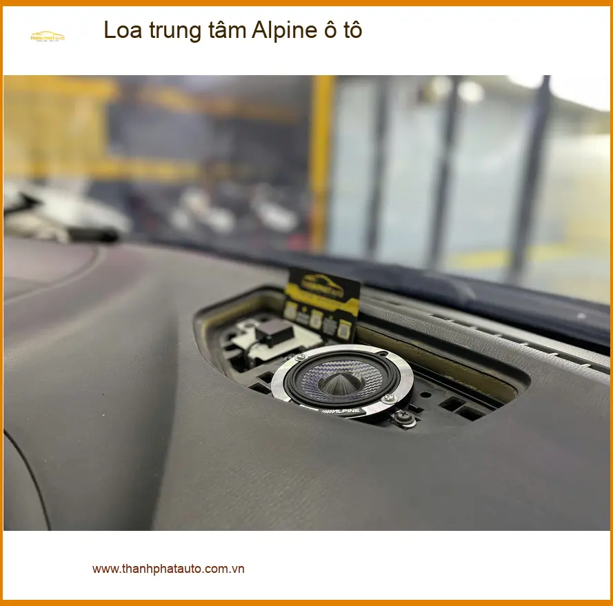 Anh Đức Thịnh lắp loa trung tâm Alpine ô tô Hyundai Santa Fe tại Quận 1 ảnh thực tế 4