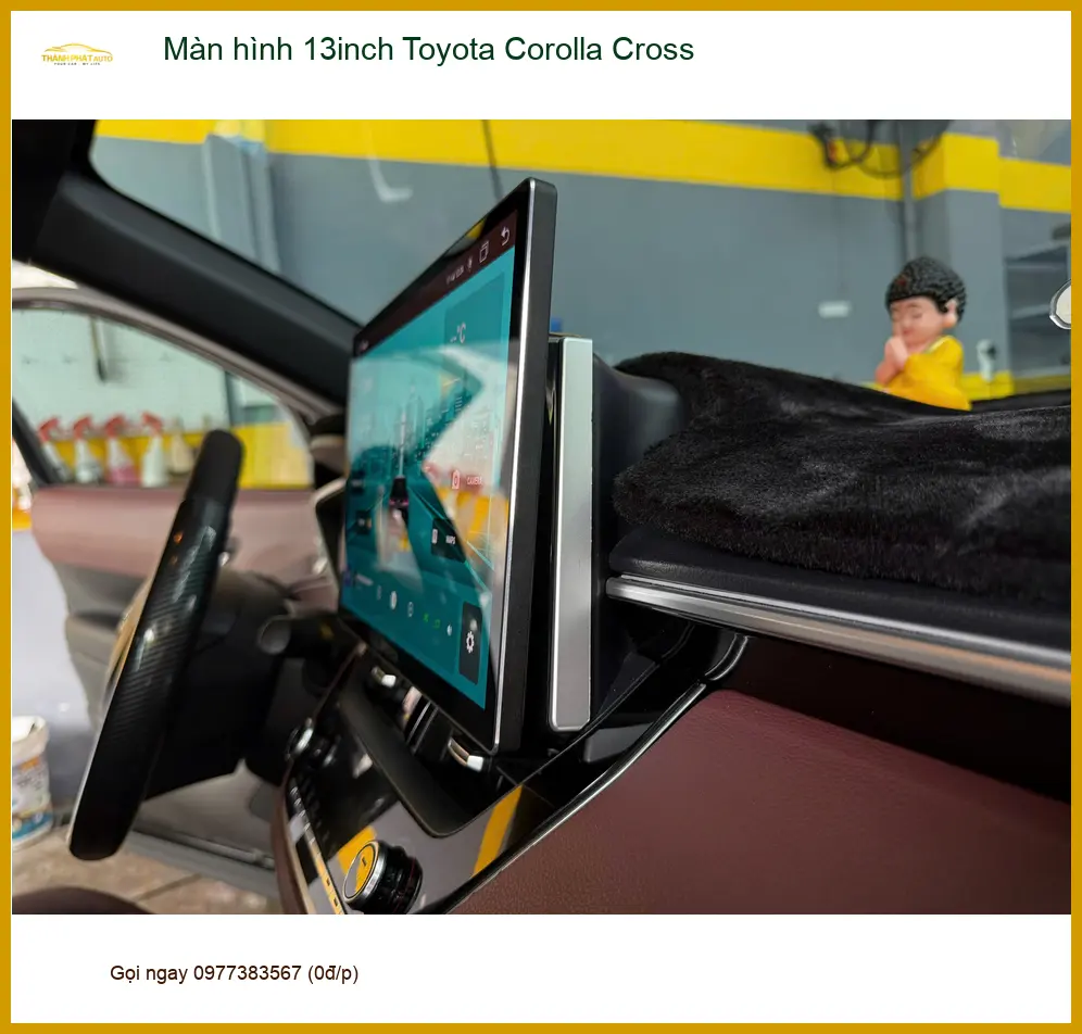 Anh Minh nâng cấp màn hình 13inch Toyota Corolla Cross tại Quận 1 để giải trí tốt hơn ảnh thực tế 4