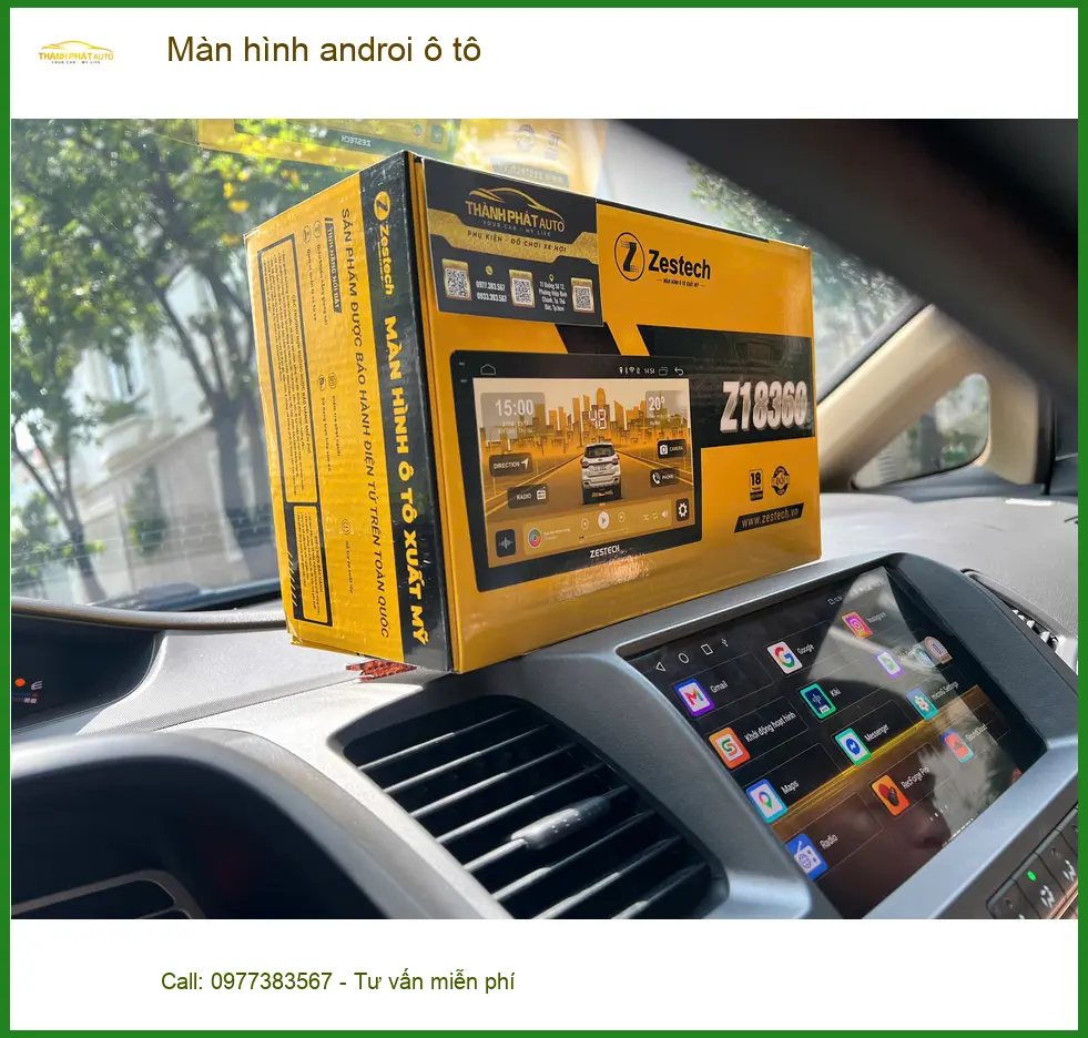Anh Vinh lắp màn hình Android ô tô cho Honda CRV tại Quận 6 vì màn hình zin đã lạc hậu ảnh thực tế 2