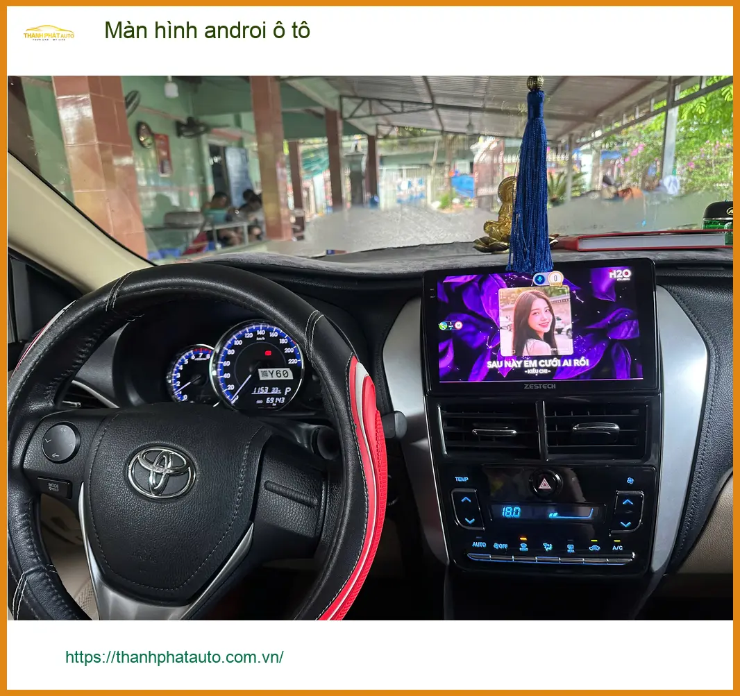 Bác Thanh lắp Màn hình Android ô tô cho Honda CR-V tại Gò Vấp để dẫn đường tiện lợi ảnh thực tế 2