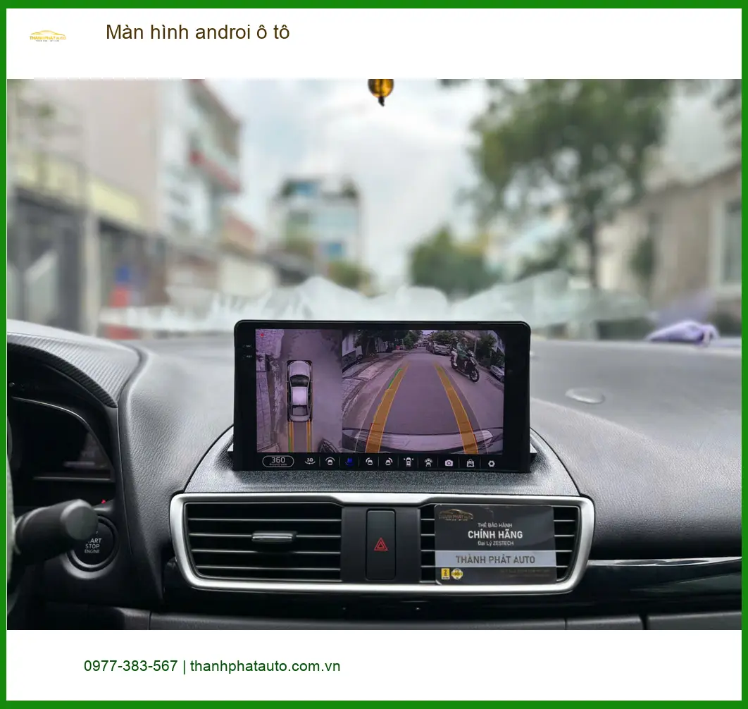 Anh Sơn lắp màn hình Android ô tô Kia Sorento tại Quận 8 để xem YouTube ảnh thực tế 3