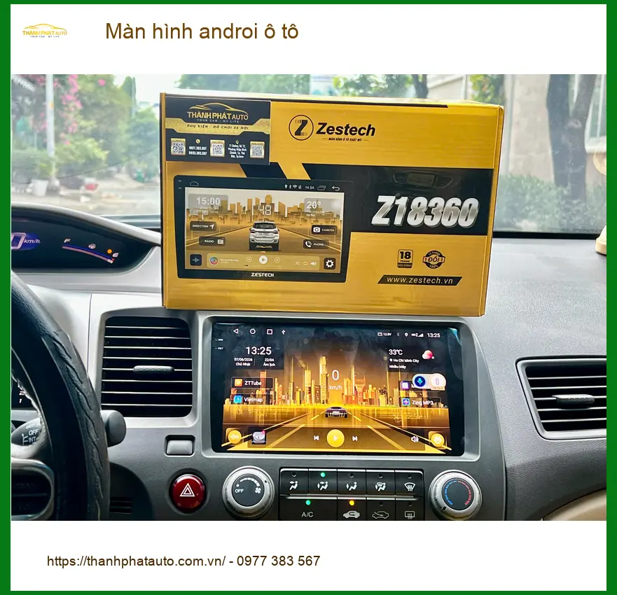 Chị Thảo lắp màn hình Android ô tô Hyundai Accent Quận 7