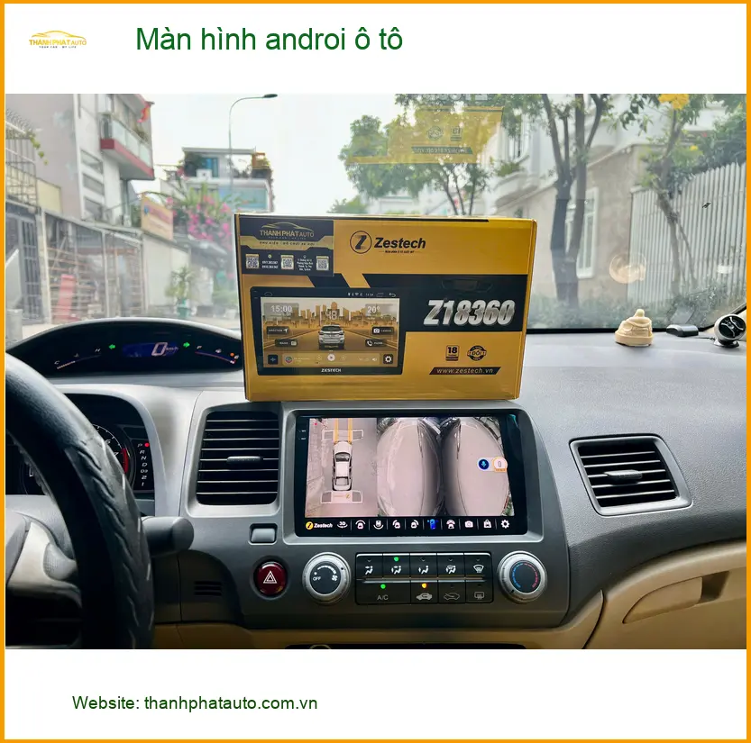 Chị Thảo lắp màn hình Android ô tô Hyundai Accent Quận 7 ảnh thực tế 2