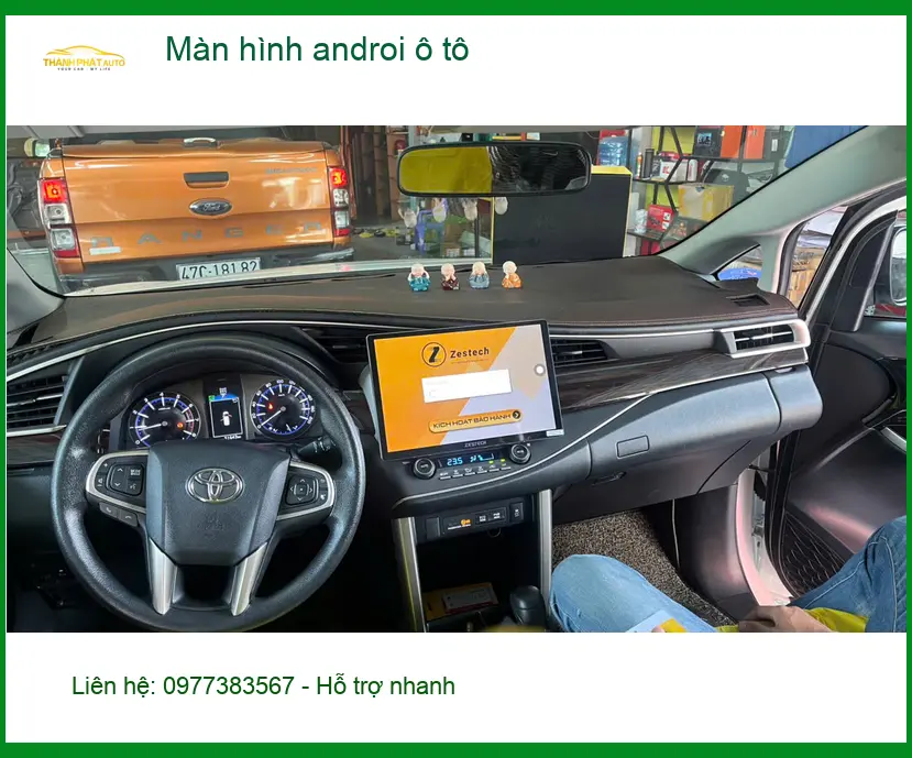 Anh Khải lắp màn hình Android ô tô cho VinFast Lux A tại Quận 12