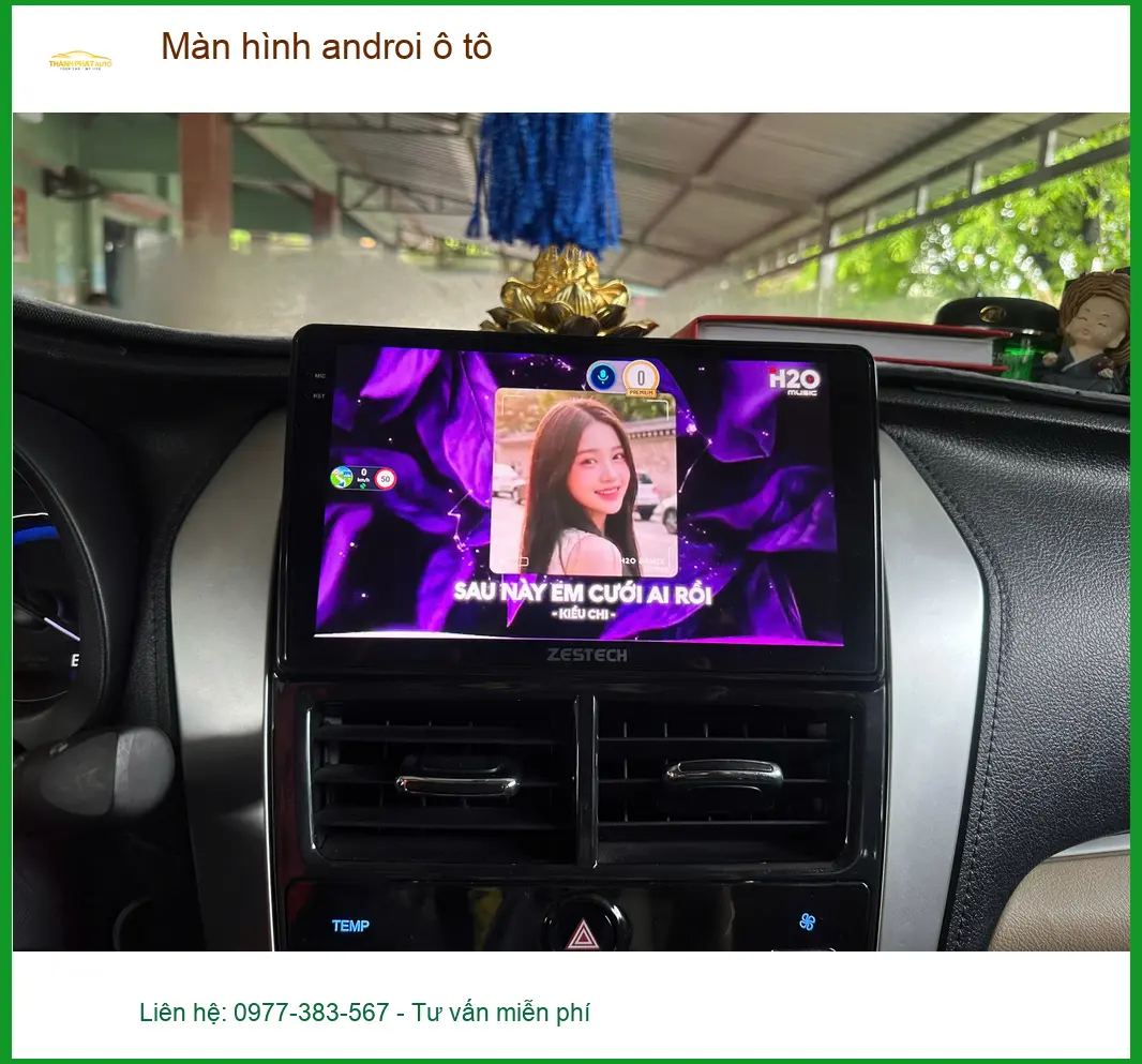 Anh Khải lắp màn hình Android ô tô Honda CRV ở Tân Bình xem bản đồ tiện hơn ảnh thực tế 3