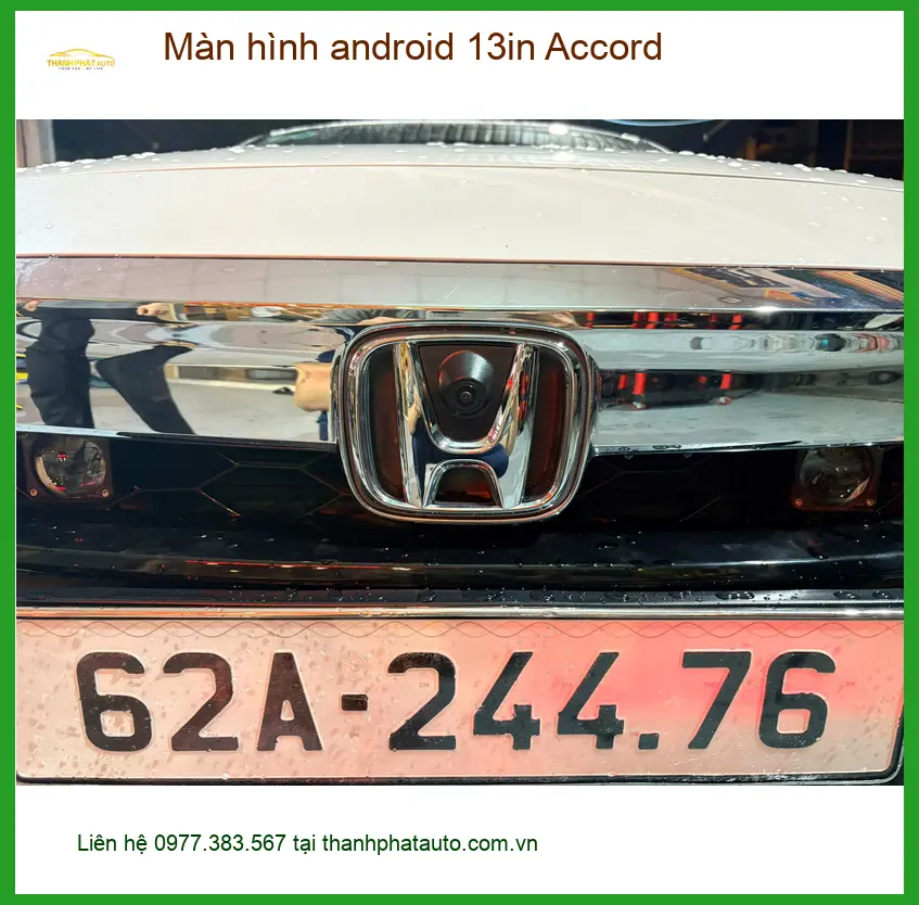 Anh Minh Khôi lắp màn hình Android 13 inch Accord tại Quận 2 để tiện dẫn đường ảnh thực tế 3