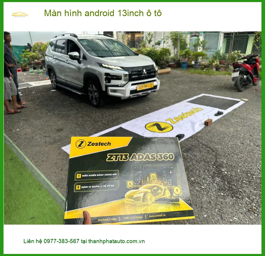 Chú Minh Lắp Màn Hình Android 13inch Ô Tô Hyundai Santa Fe Quận Tân Phú